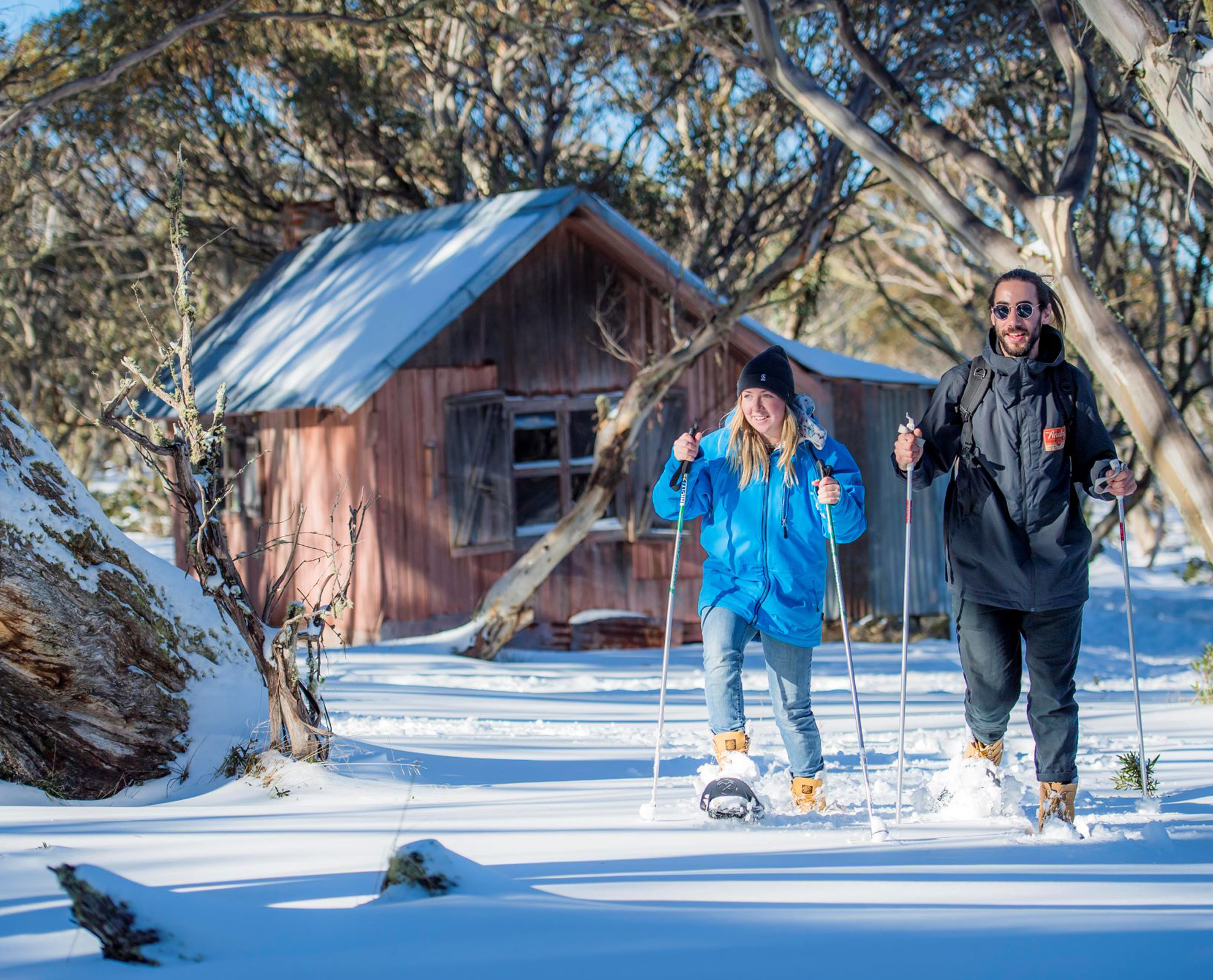 Snow Shoeing Dinner Plain, Bright Accommodation, Winter, Activities